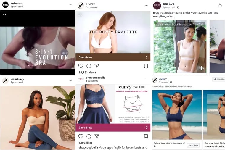 Can an online quiz deliver the perfect bra? These Instagram-famous companies  think so