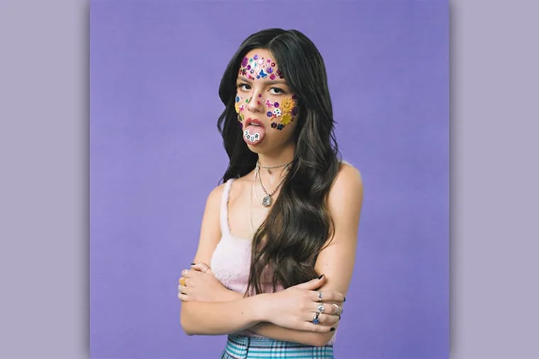 The album cover to Olivia Rodrigo's 'Sour.'