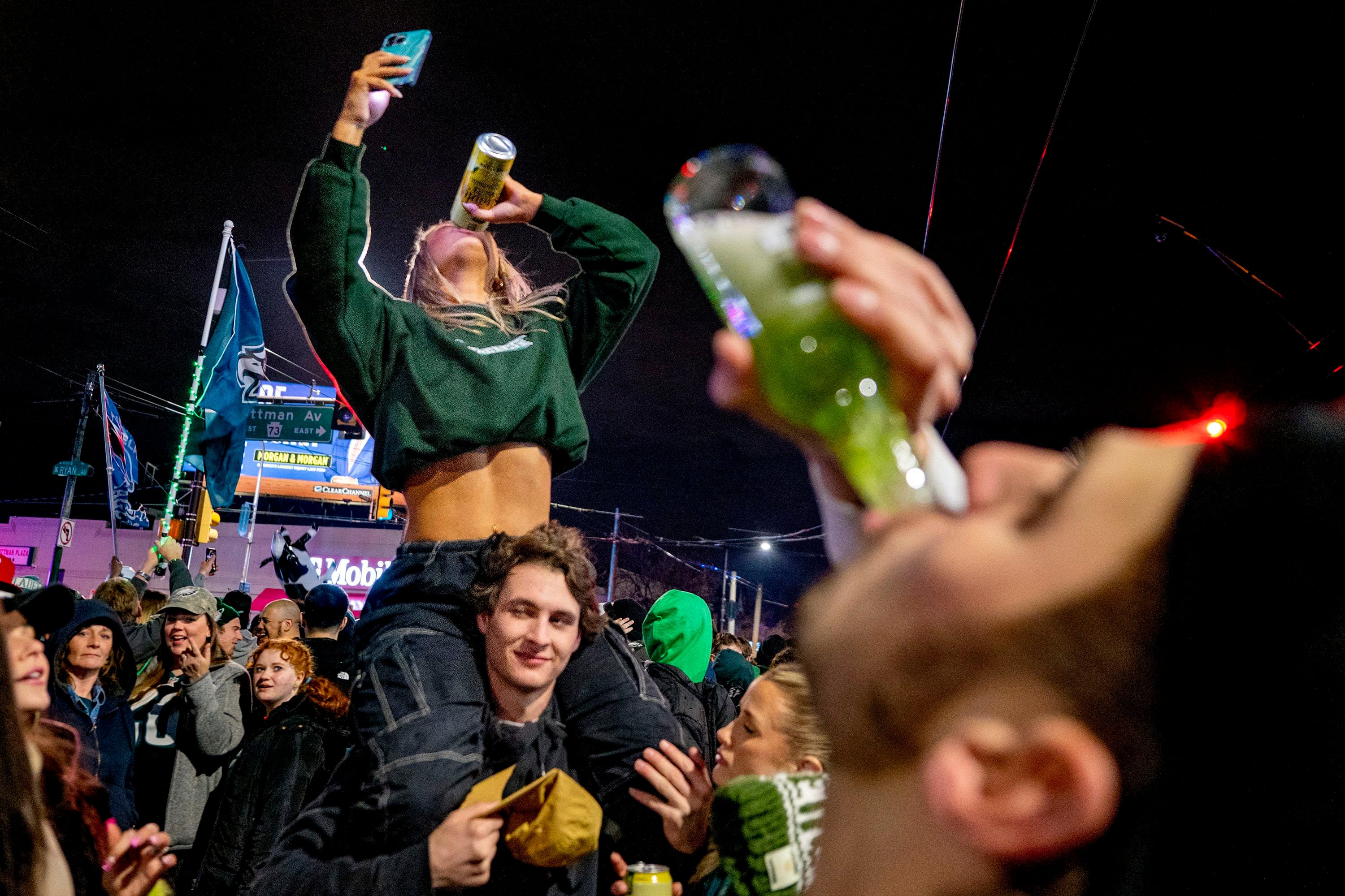 King of Prussia, PA, Fans of the Philadelphia Eagles - the NFC