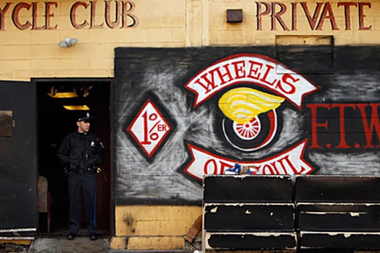 3 Shot Outside W Philly Motorcycle Club