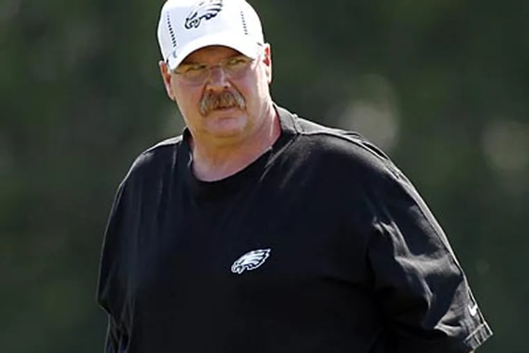Eagles coach Andy Reid has been more accommodating this offseason. (Alex Brandon/AP)
