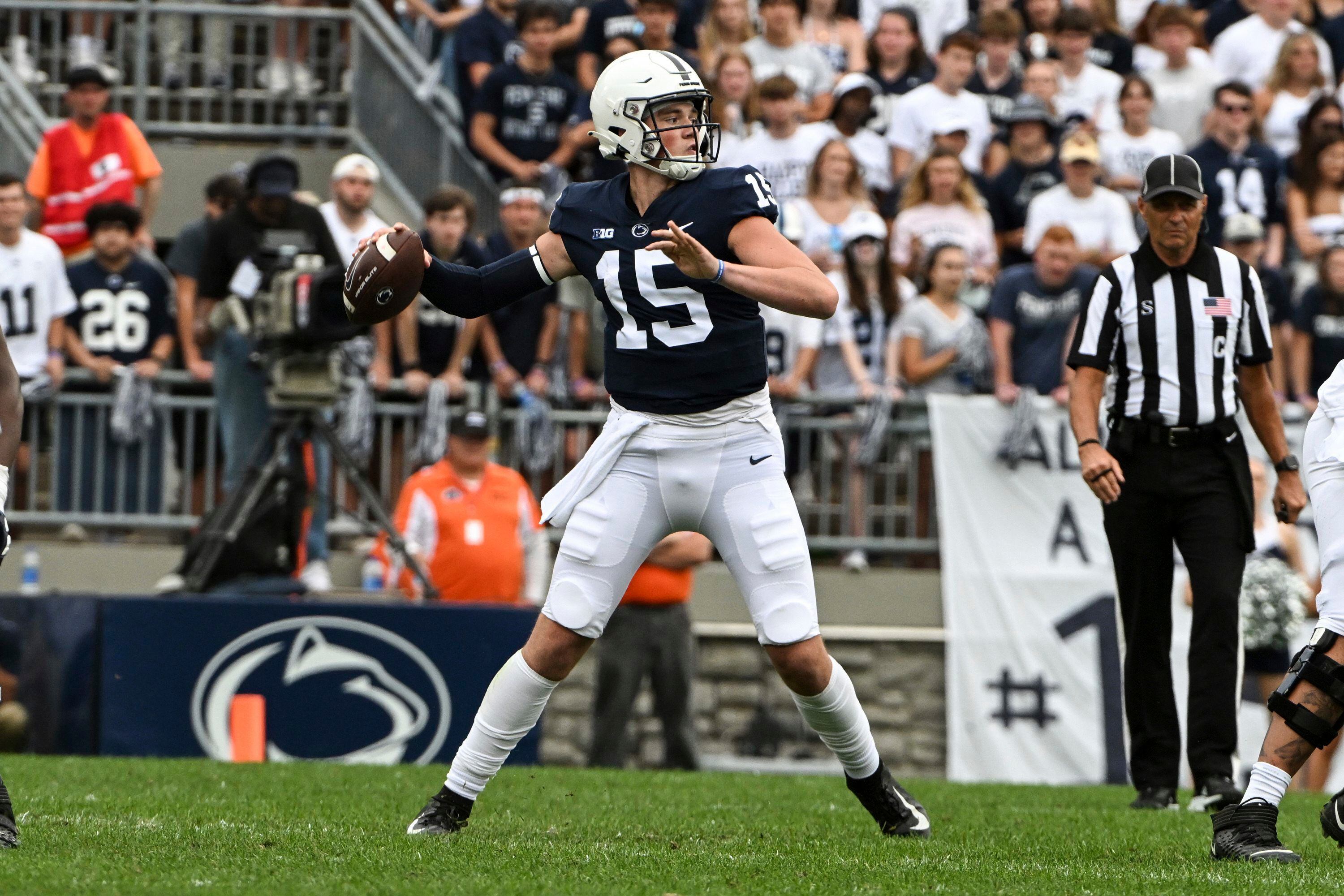 Penn State's Franklin backs QB Clifford amid calls for Allar