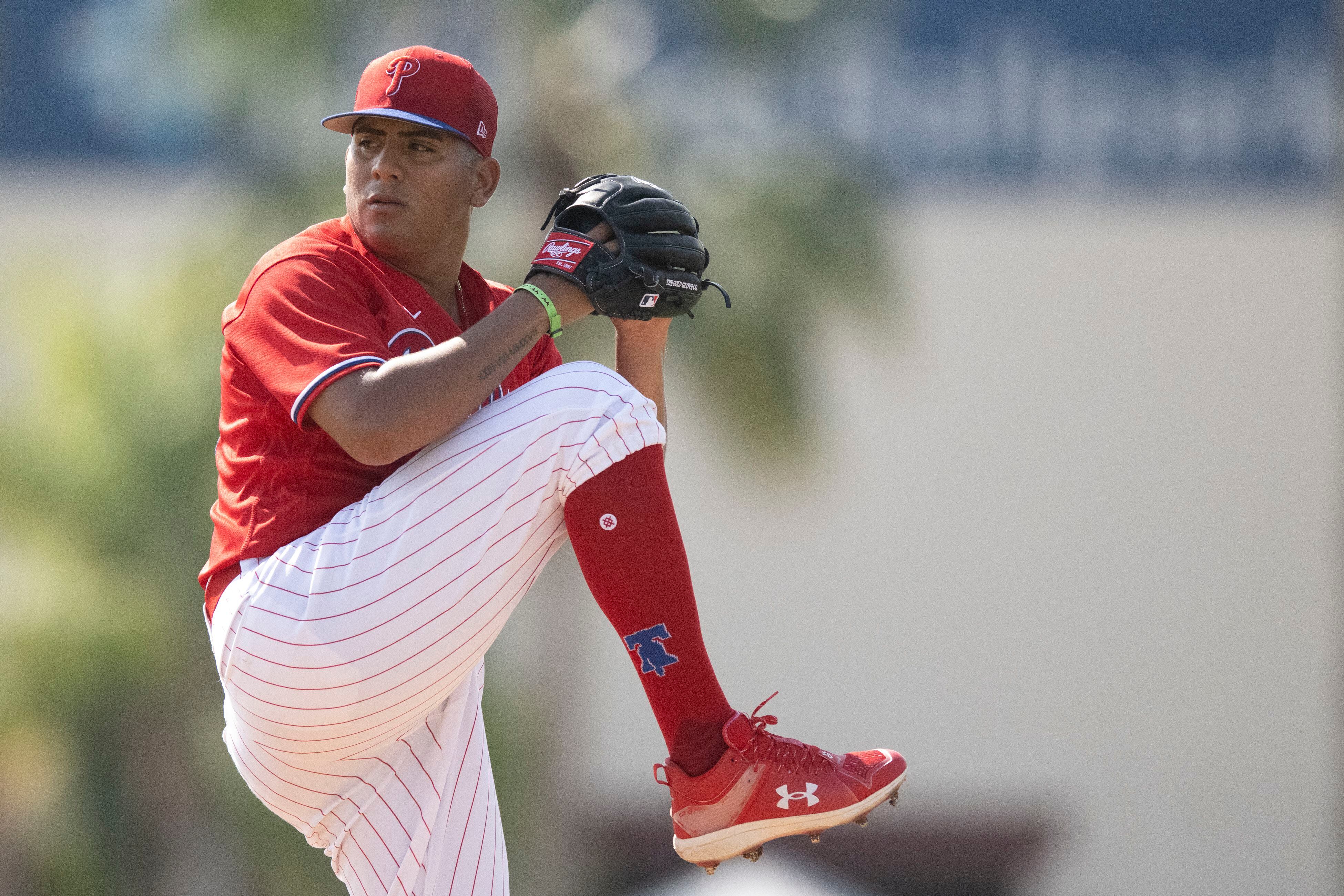 Phillies' Cristian Pache: “Baseball is fun” stitched into glove