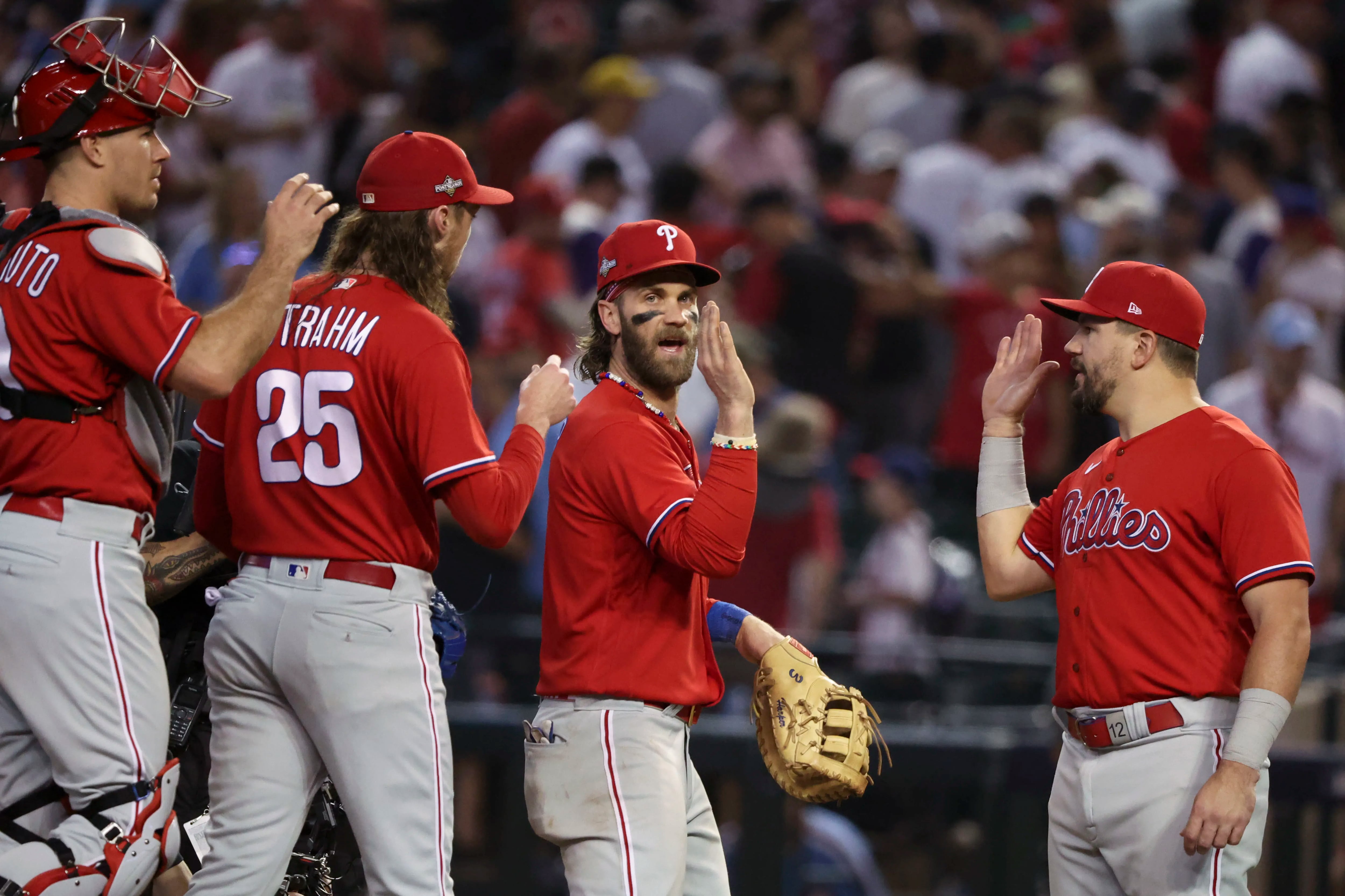 Photos from the Phillies' win over the Diamondbacks in NLCS Game 5