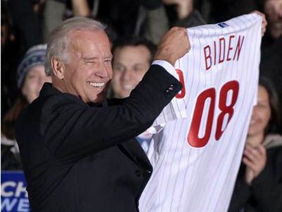 Joe Biden jokes and calls Phillies fans 'nasty