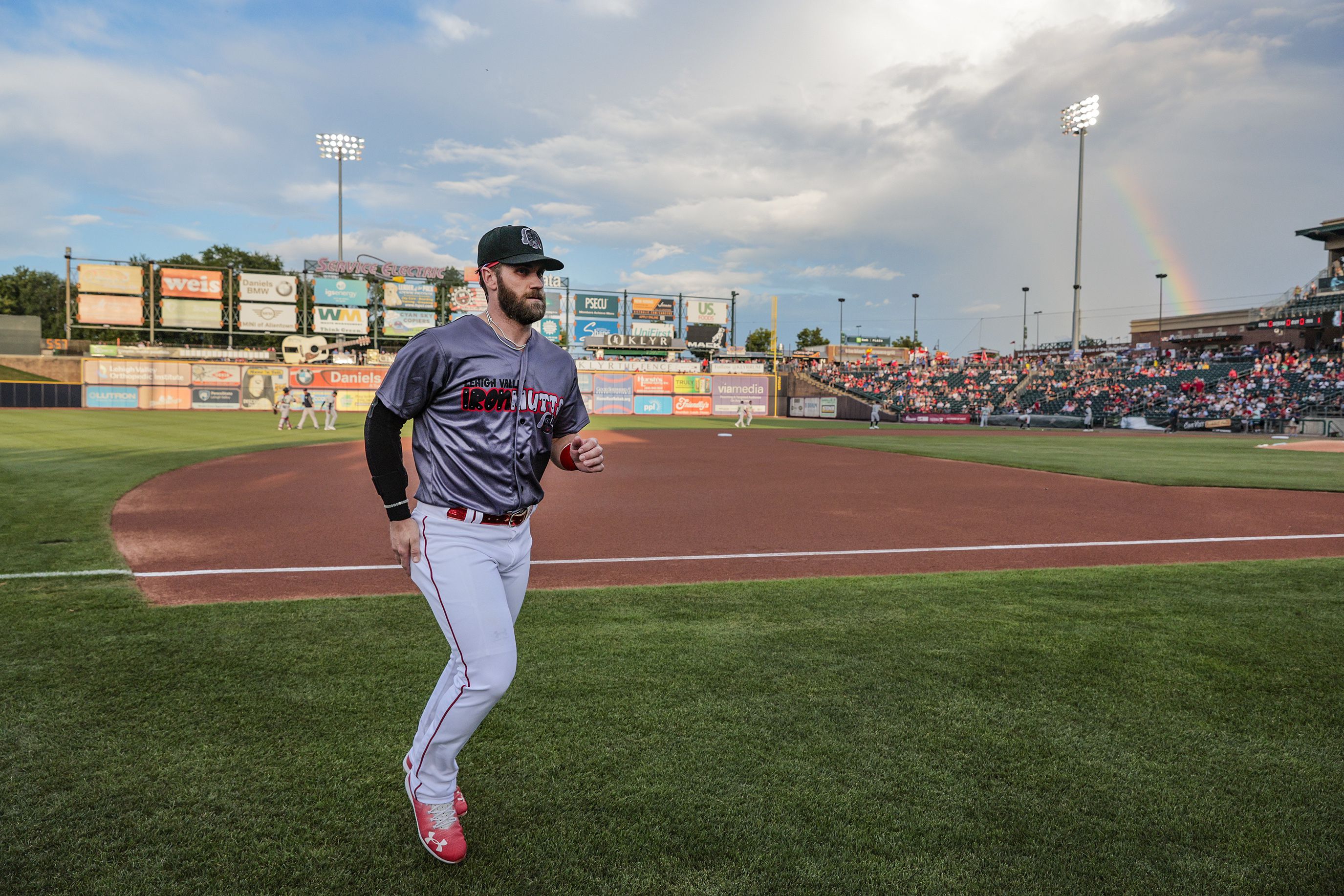Lehigh Valley IronPigs on X: In addition to tonight's game-worn jersey  auction, fans can also bid on Bryce Harper's single ball from last night's  game! All proceeds benefit the Lehigh Valley Topper