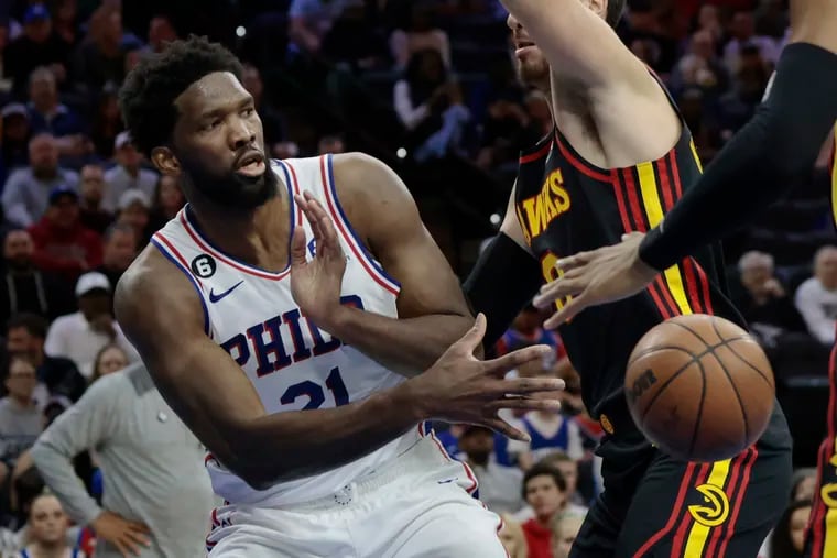 Despite injuries, Joel Embiid and the 76ers hold on to beat Atlanta Hawks
