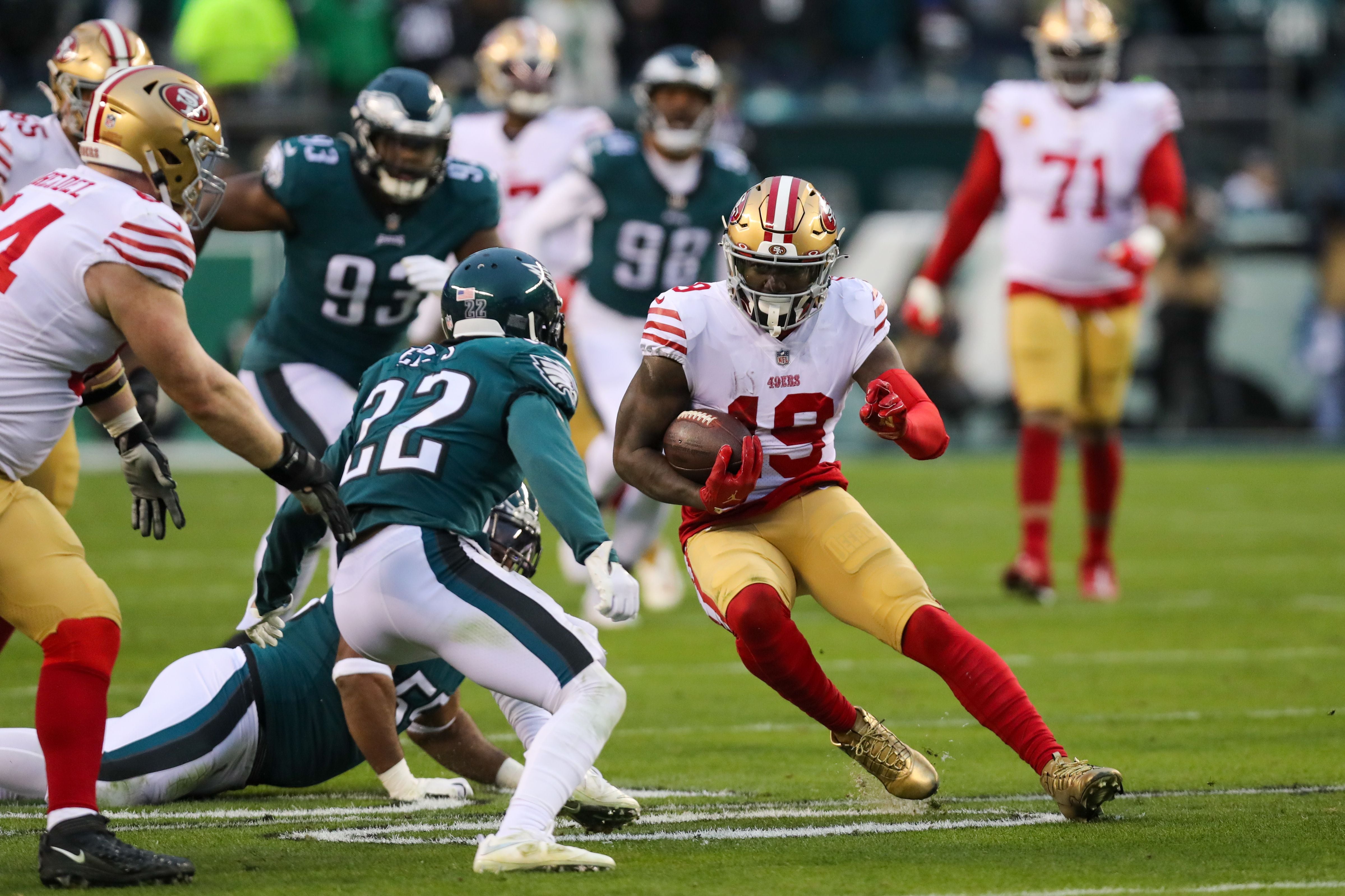 Eagles physically beat 49ers Philly-style, 31-7, to reach Super