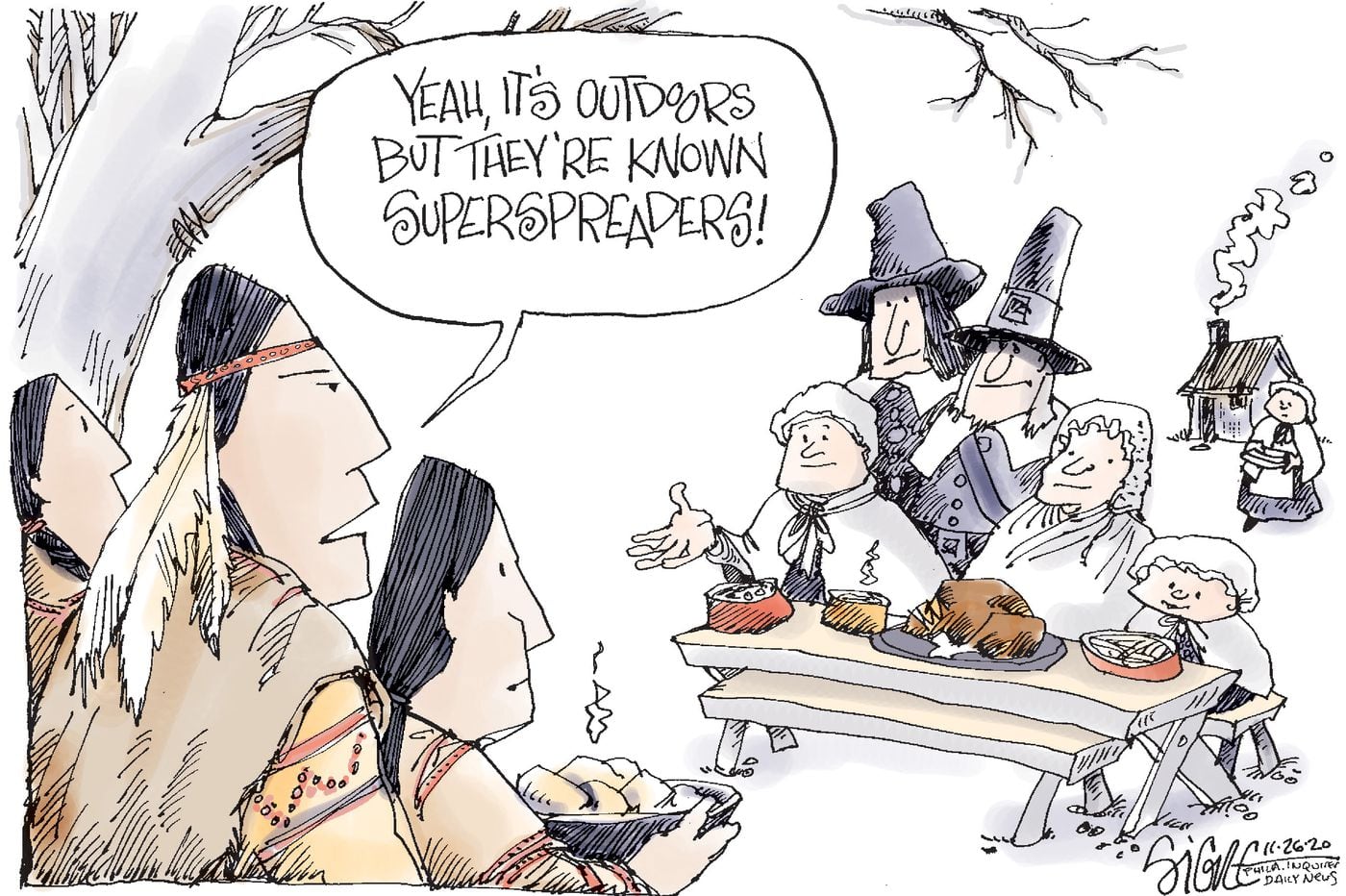 did the pilgrims kill the natives after thanksgiving