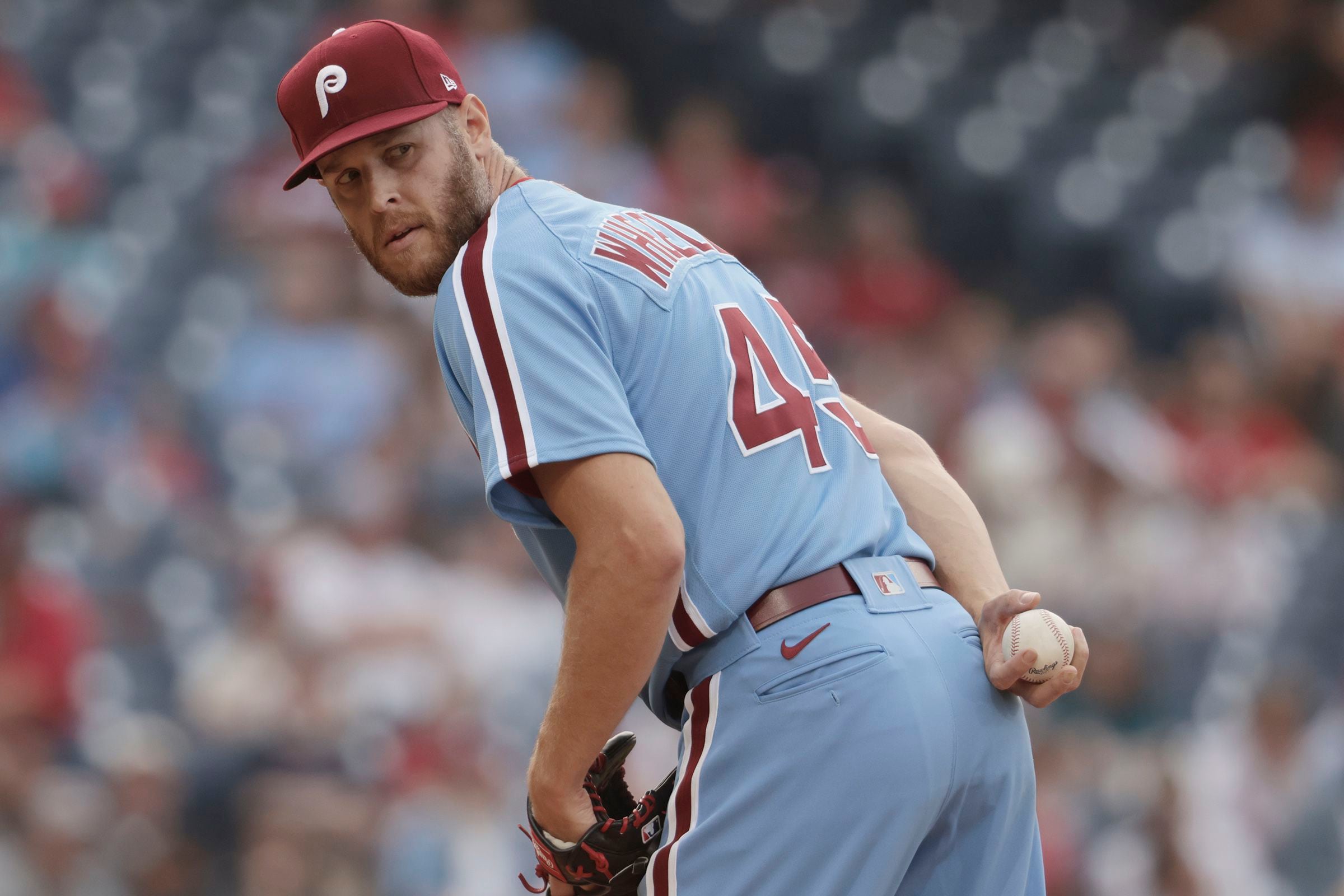 Wheeler working on no-hitter for Phillies through 7 innings against Tigers  – KGET 17