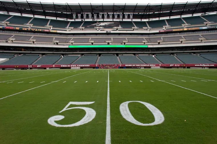 Philadelphia Eagles 50 Yard Line at Lincoln Financial Field