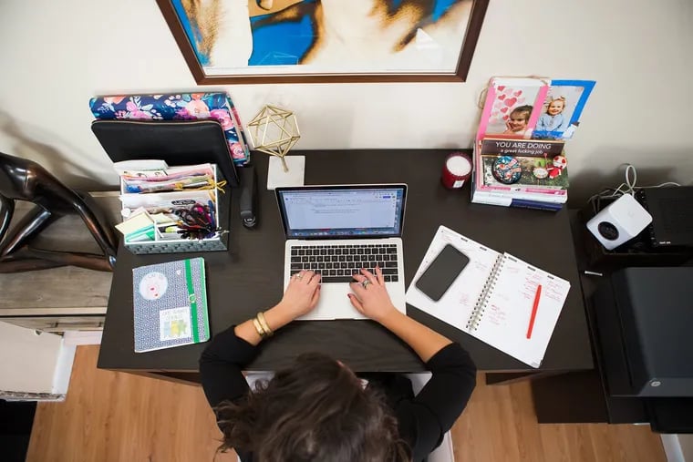 Workers are finding best practices for a home office routine