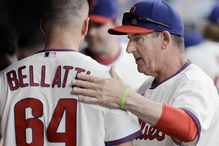 Phillies coaches give baseball advice to parents