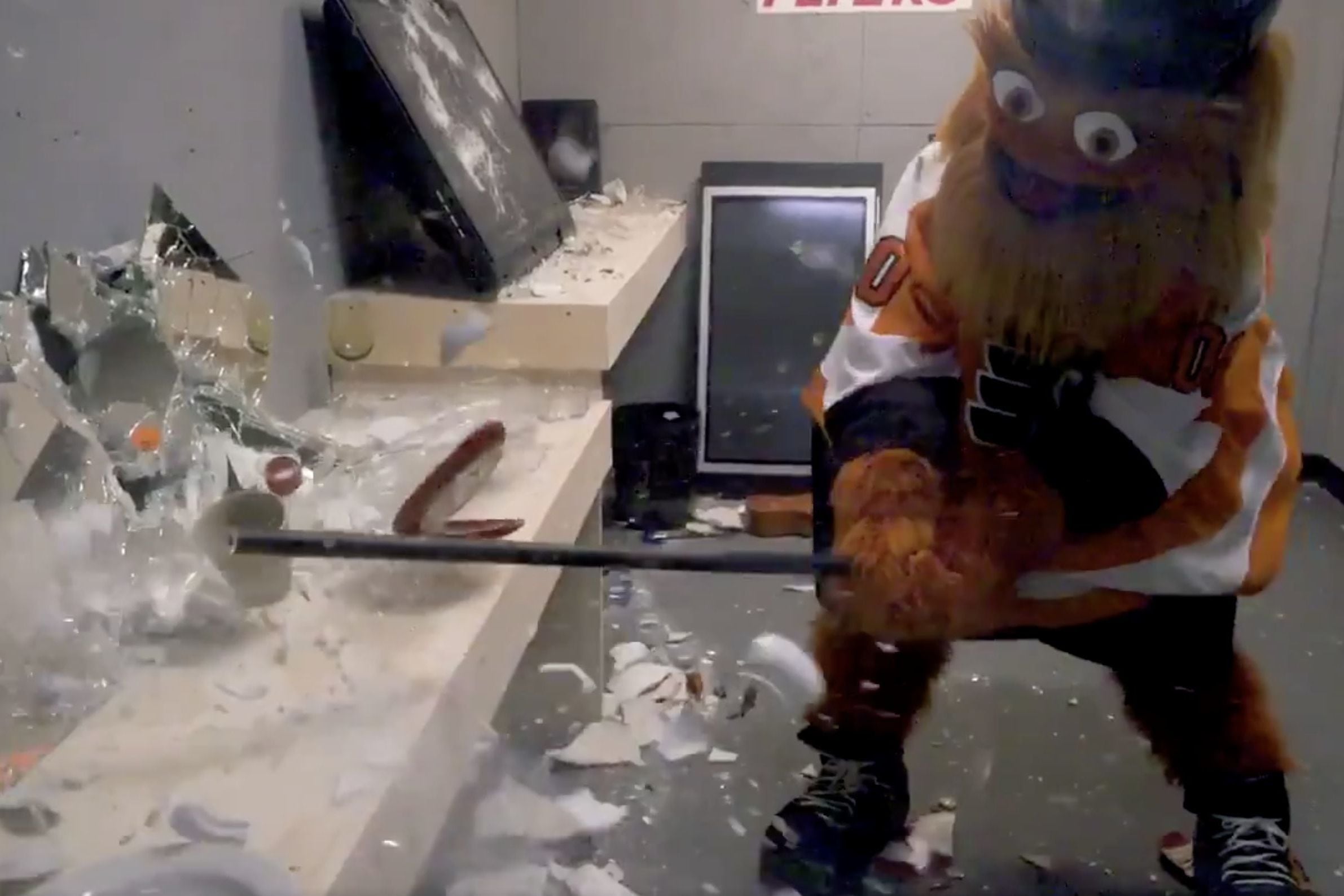 Gritty welcomes fans to get 'grittified' at new C.O.M.M.A.N.D. Center