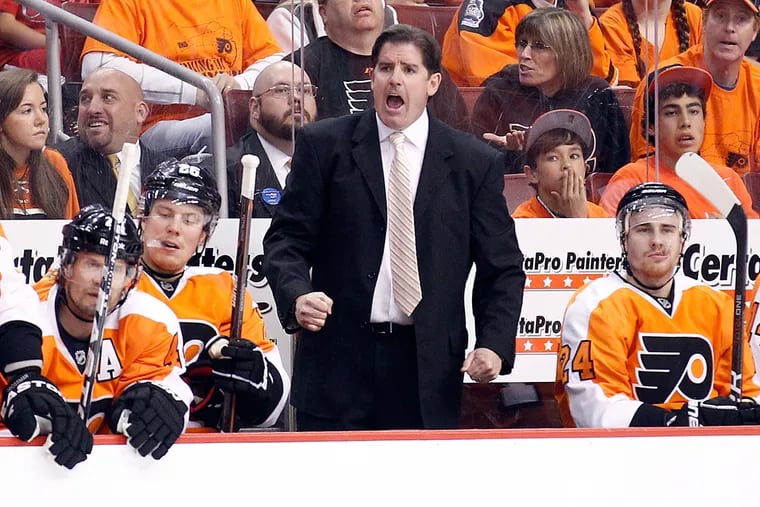Former Flyers coach Peter Laviolette will take over as coach of the New York Rangers.