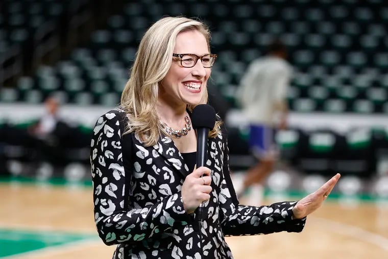 NBC Sports Philadelphia Sixers play-by-play announcer Kate Scott is one of the voices of "Madden NFL 25."