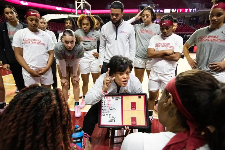 Temple coach Diane Richardson and the Owls will be back in action on Nov. 4. They'll play a doubleheader with the men's team to start their season.