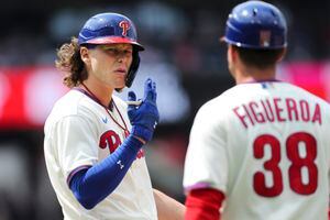 Phillies 3B Alec Bohm has MRI, sits out again with tight hamstring