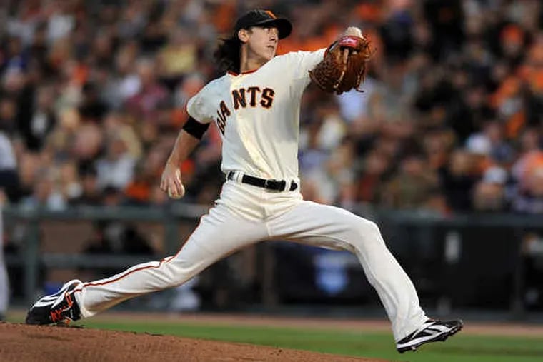 Tim Lincecum relates to kid pitcher from 'Rookie of the Year