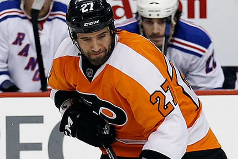 Max Talbot had a career season for the Flyers with 19 goals and 15 assists. (Yong Kim/Staff file photo)