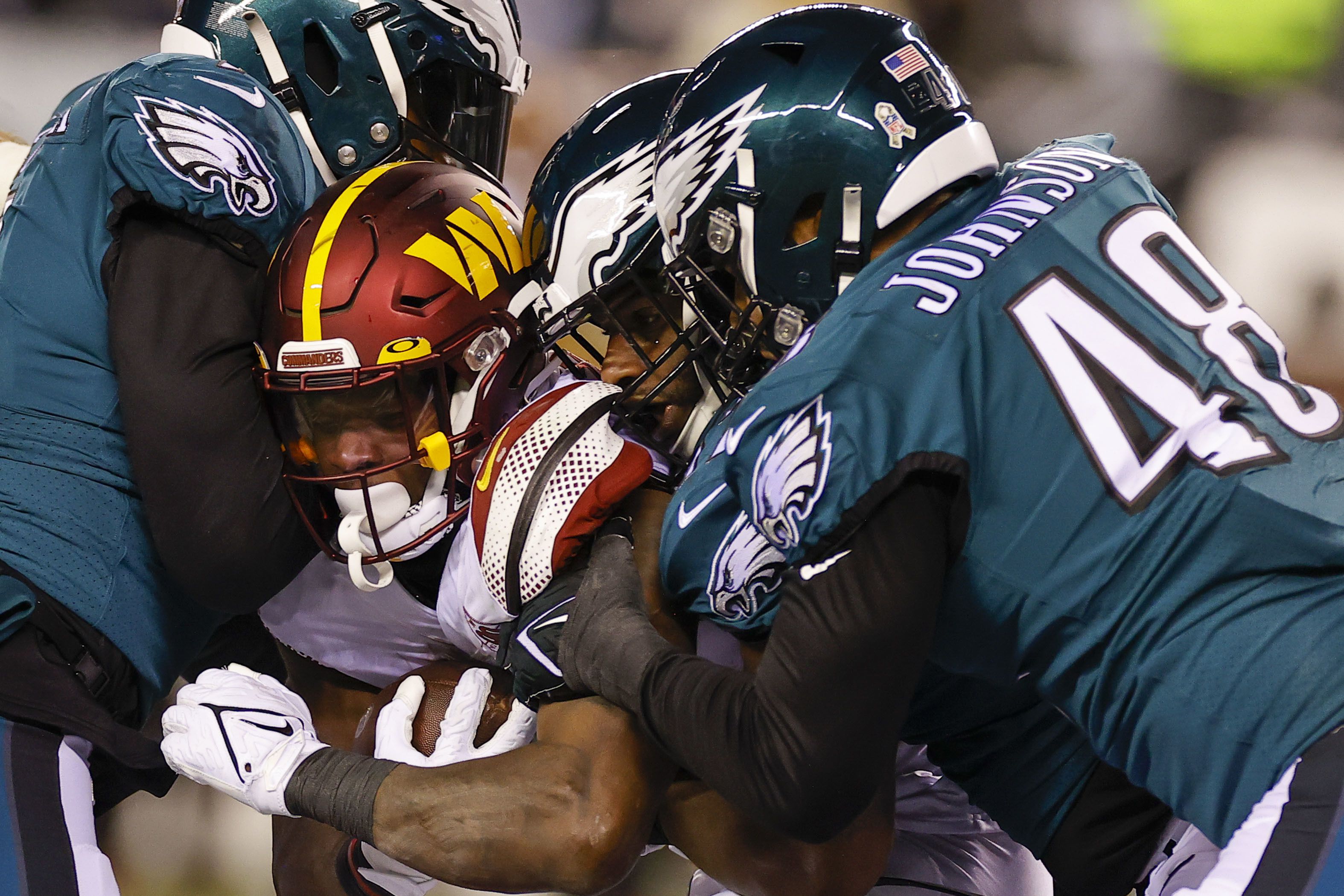 Can't-Miss Play: Joy becomes despair for Philadelphia Eagles on wide  receiver Quez Watkins' chunk play-turned-lost fumble