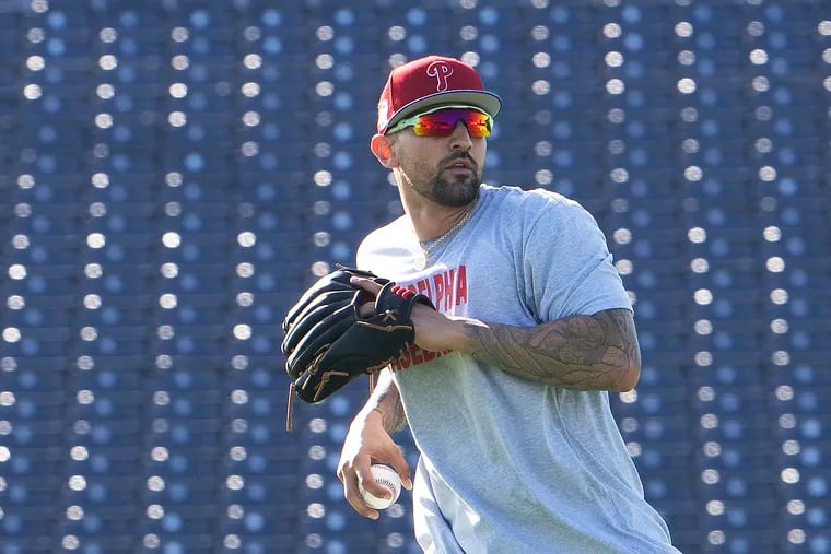 Recharged after the offseason, Phillies right fielder Nick Castellanos  works to regain his power