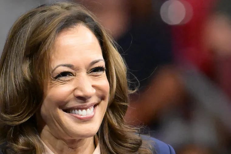 Democratic presidential nominee Vice President Kamala Harris at a campaign event in Philadelphia on Aug. 6.