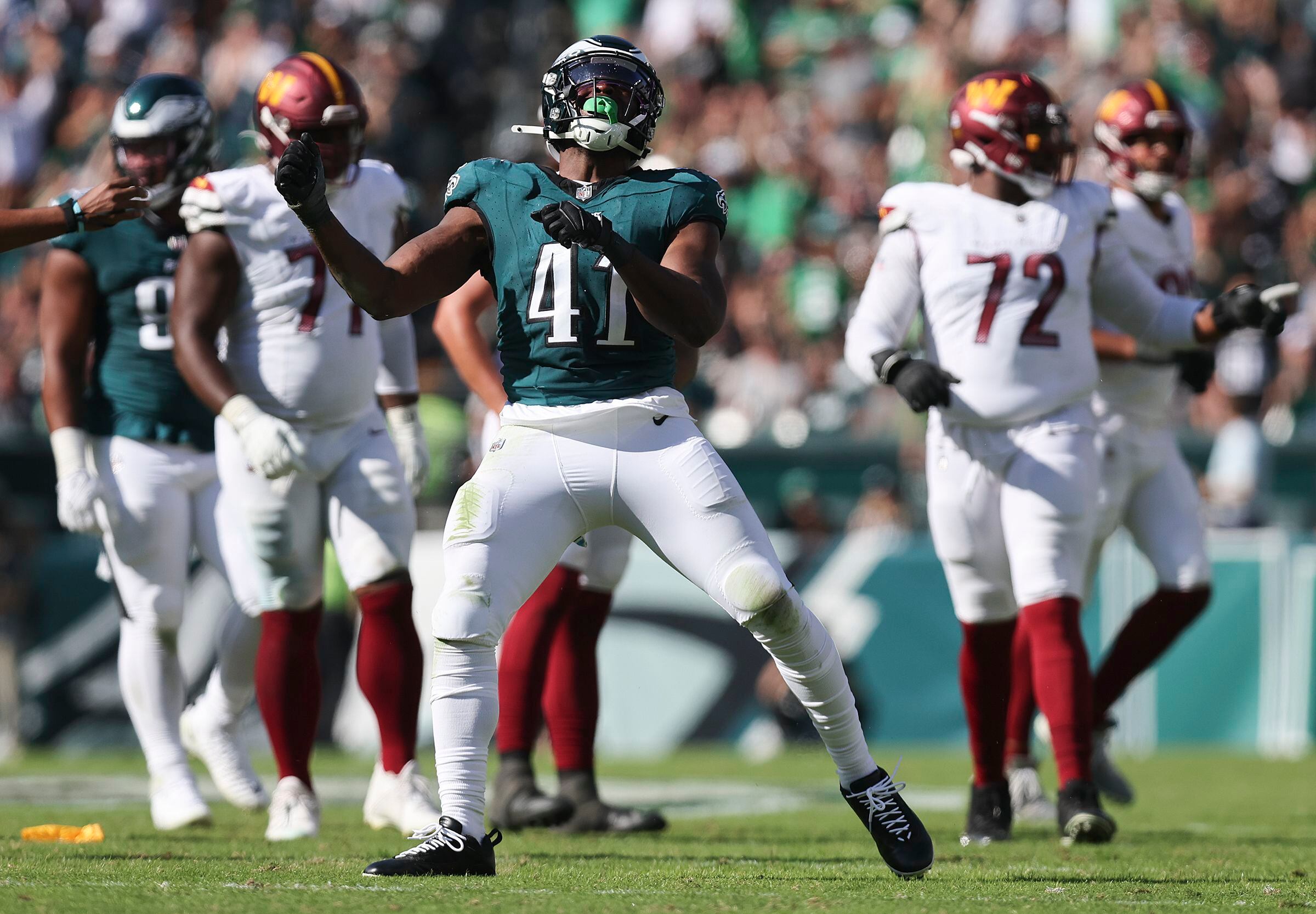 Philadelphia Eagles' star wideout A.J. Brown is exceeding expectations