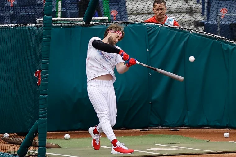 Bryce Harper Will Take Batting Practice at the Ballpark Today