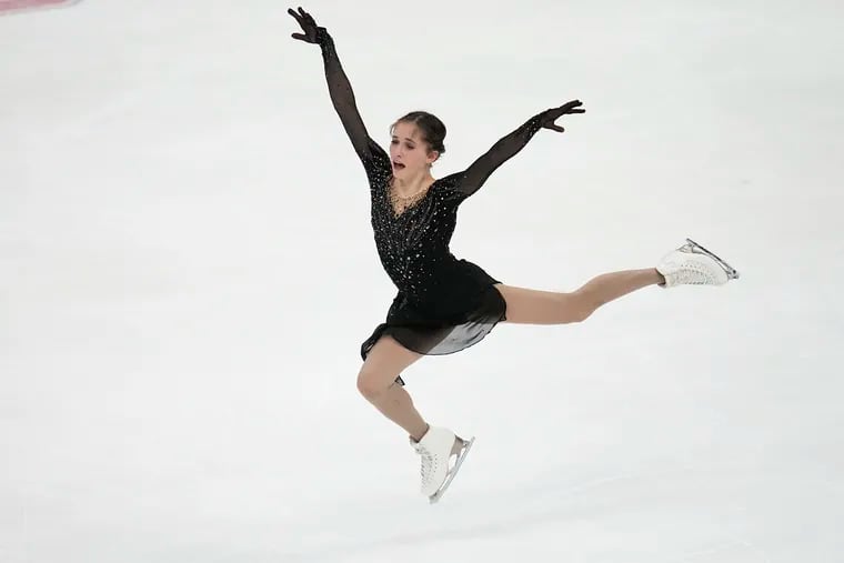 South Jersey's Isabeau Levito falls to third at the U.S. Figure