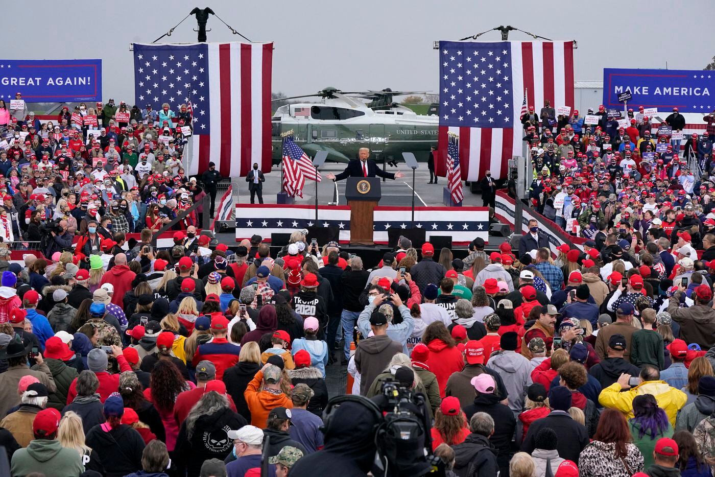 Biden makes surprise stop in Delco; Trump holds 3 rallies in Pa ...