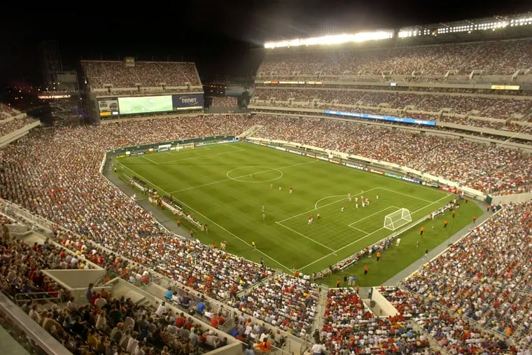 The first time Lincoln Financial Field opened its gates it was with a soccer match between world powers Manchester United and Barcelona in 2003.