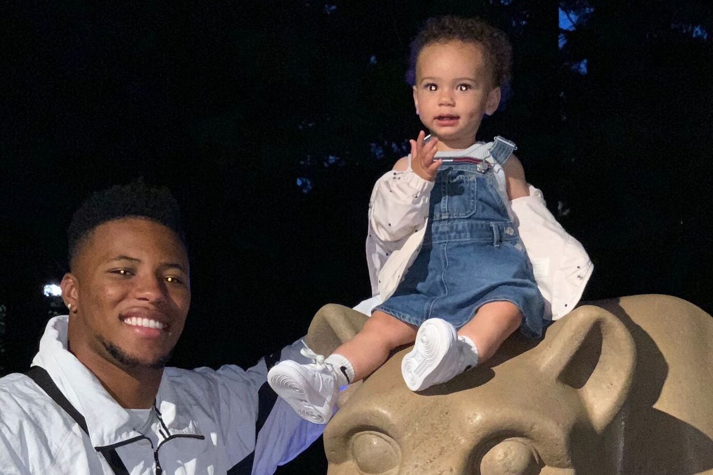 For Saquon Barkley, Young Fatherhood Is The Greatest Motivation To Keep ...