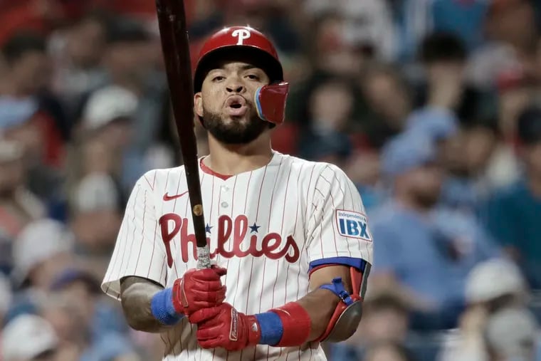 The Phillies placed reserve infielder Edmundo Sosa on the 10-day injured list with back spasms before Sunday's series finale in Miami.