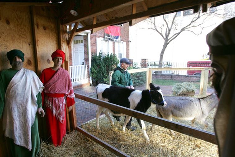 Real Animals Make Old City Nativity Come Alive