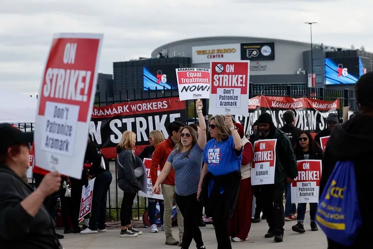 Aramark workers to strike at South Philly sports stadiums starting Monday