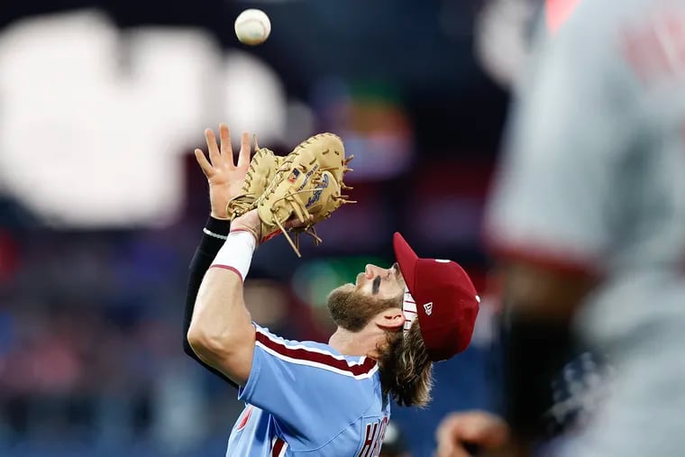 Bryce Harper Injury: Phils' Harper is Day-to-Day with Back Spasms -  sportstalkphilly - News, rumors, game coverage of the Philadelphia Eagles,  Philadelphia Phillies, Philadelphia Flyers, and Philadelphia 76ers