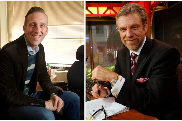 Spike Eskin, left, and his father, Howard Eskin.