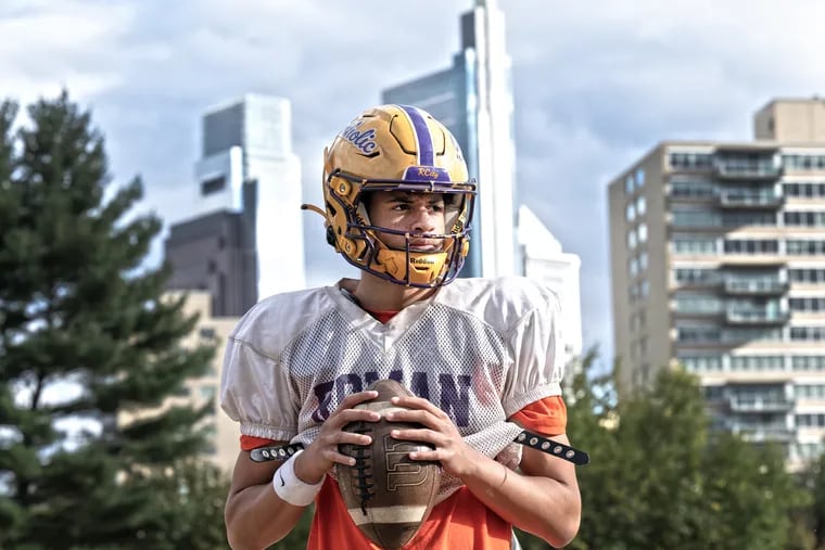 Roman Catholic junior quarterback Semaj Beals broke a record previously held by now-Syracuse QB Kyle McCord.