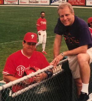 Mesh BP Jersey Philadelphia Phillies 1991 John Kruk - Shop