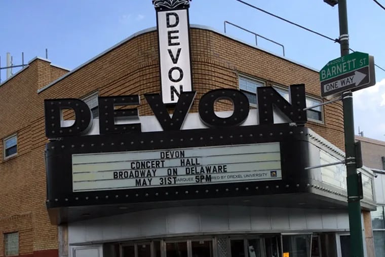 Mayfair's Devon Theater may soon be reborn as the Kingdom Life Christian Center if zoning board gives its OK. (DAN GERINGER / DAILY NEWS STAFF)