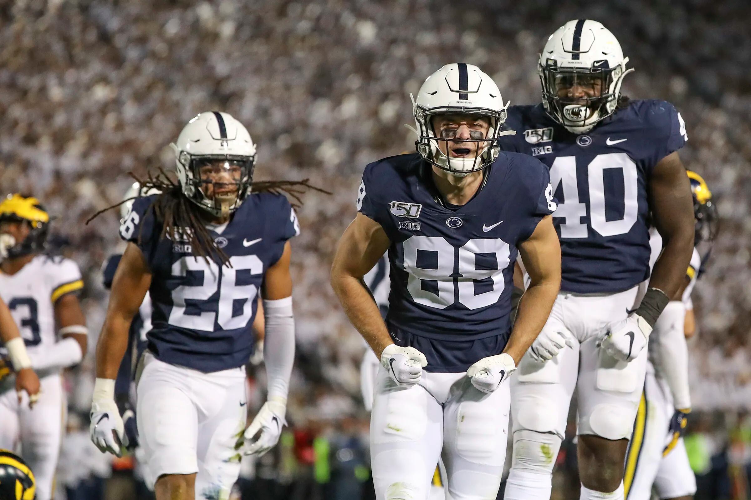 British Couple Reacts to Penn State vs Michigan 2019 White Out