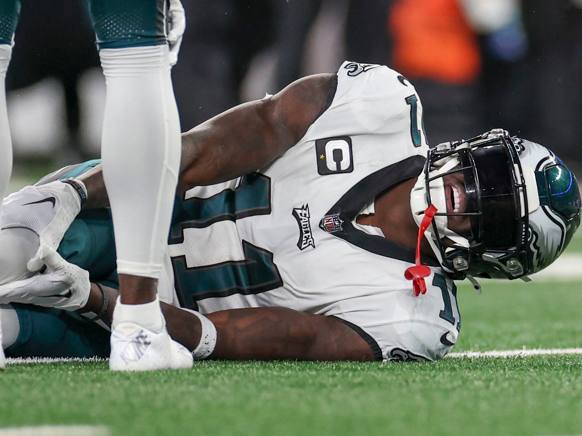 A.J. Brown and Jalen Hurts were injured in a meaningless Eagles