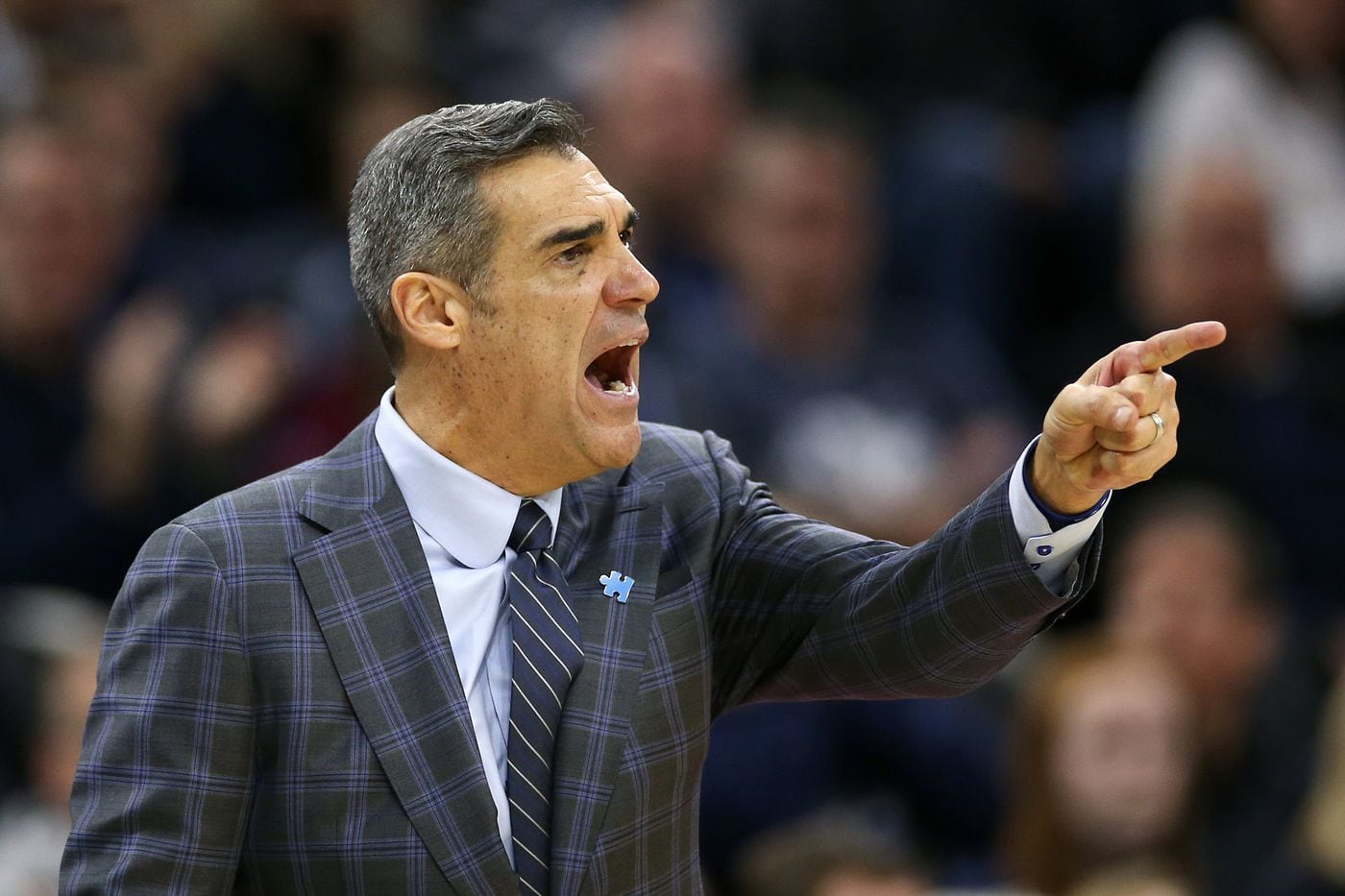 Villanova basketball coach Jay Wright is dressing down in style