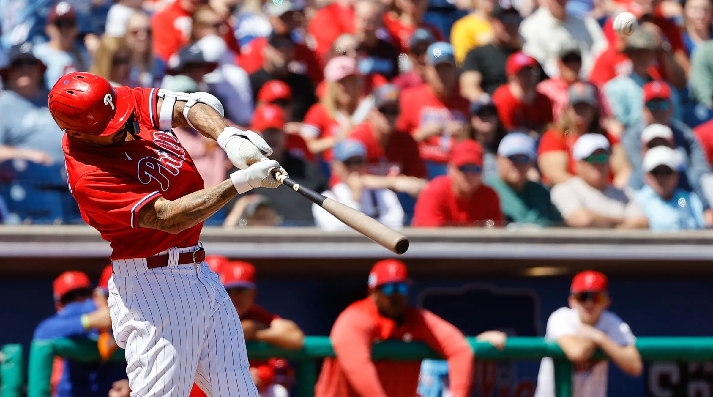 Photos from the Phillies spring training game loss to the Braves