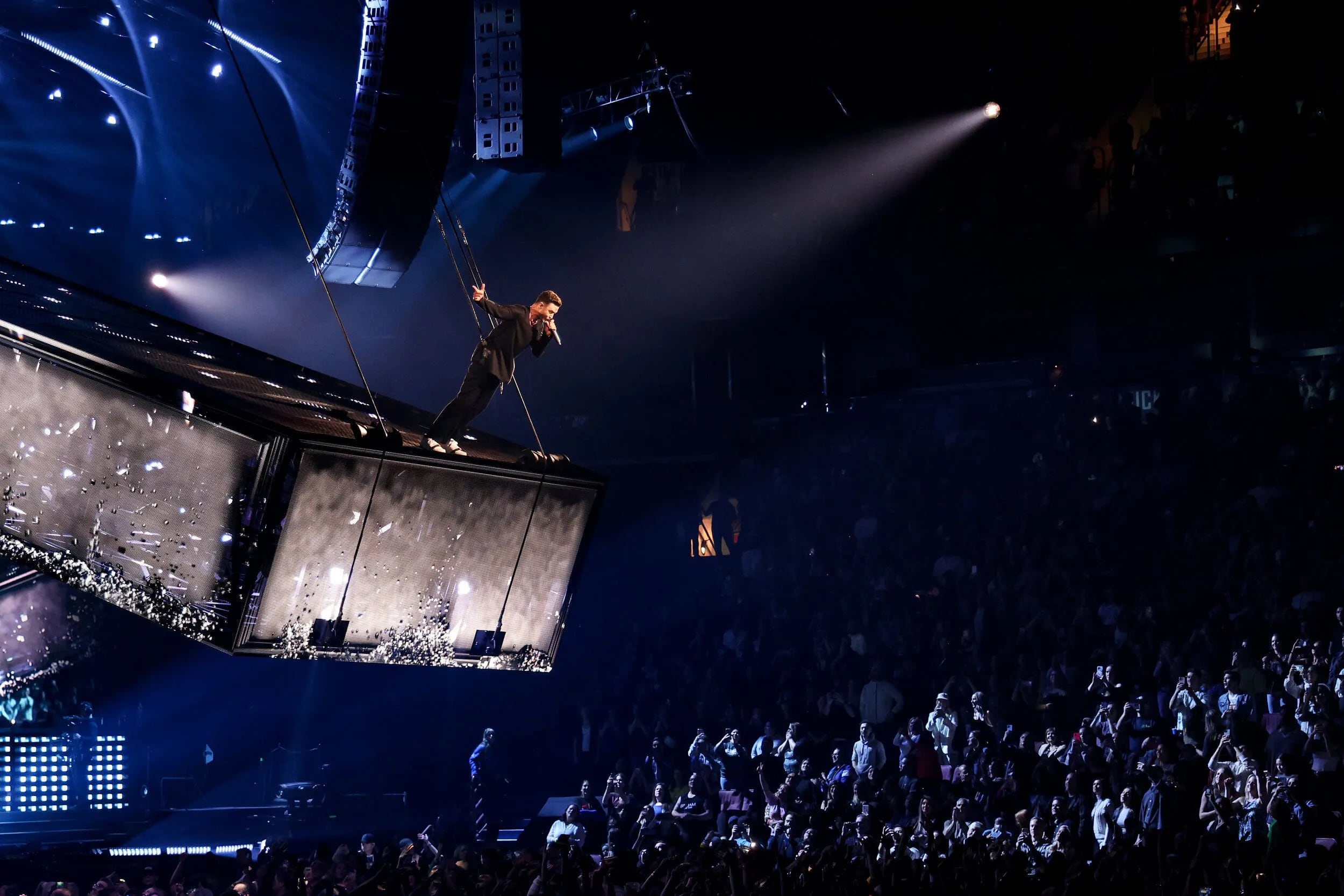 Justin Timberlake plays his Forget Tomorrow World Tour at the Wells Fargo Center in Philadelphia