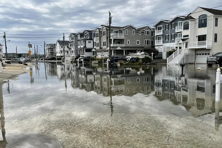 Flood warning for the New Jersey coast