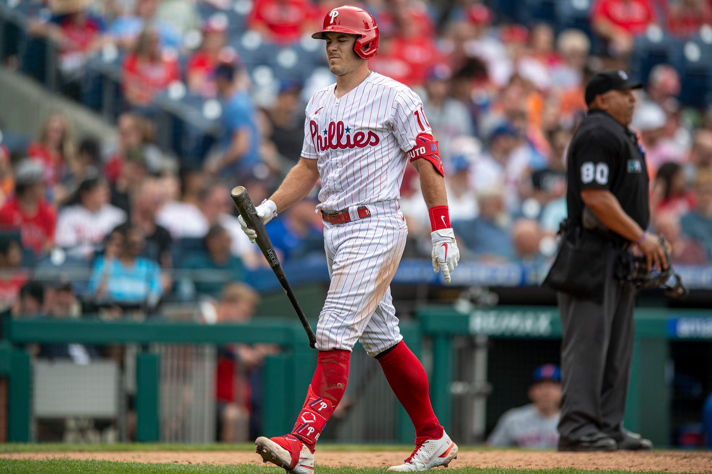 New approach helping Phillies' J.T. Realmuto feel 'more on time' with his  swing