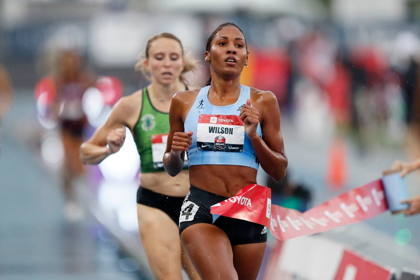 U.S. Olympic track star Ajee Wilson using pandemic to get head start on ...