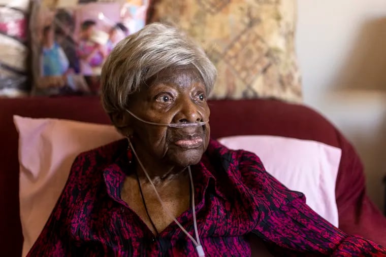 Ruth Wilson, 99, a sheet metal worker at the Navy Yard during World War II, is one of 600,000 African American "Rosie the Riveters" who helped win the war and expand the Black middle class. She is featured in a forthcoming documentary by Gregory Cooke.